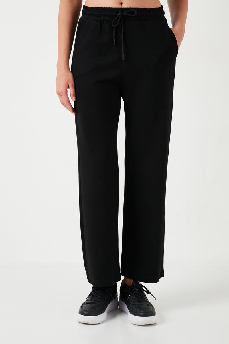 Stretch Wide Leg Regular Fit Oysho Fabric Sweatpants Women's Sweatpants 5865881