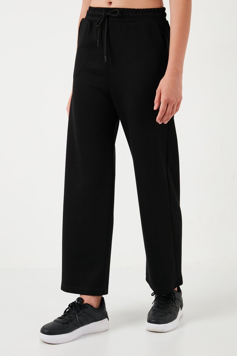 Stretch Wide Leg Regular Fit Oysho Fabric Sweatpants Women's Sweatpants 5865881