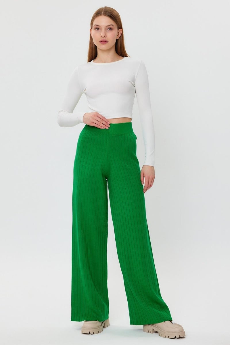 Alexandergardı Ribbed Sweatpants with Elastic Waist (S92398-ALT)