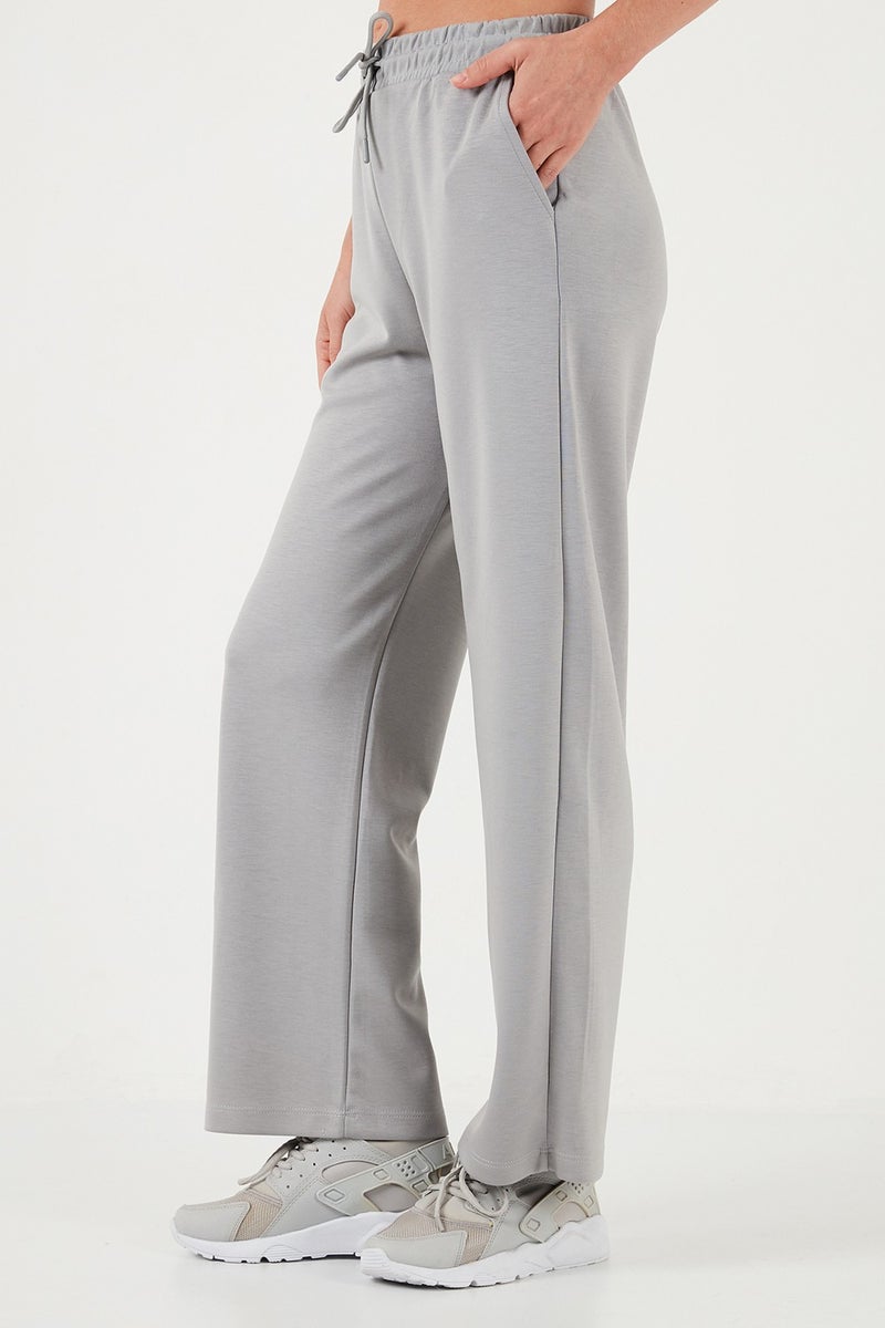 Stretch Wide Leg Regular Fit Oysho Fabric Sweatpants Women's Sweatpants 5865881