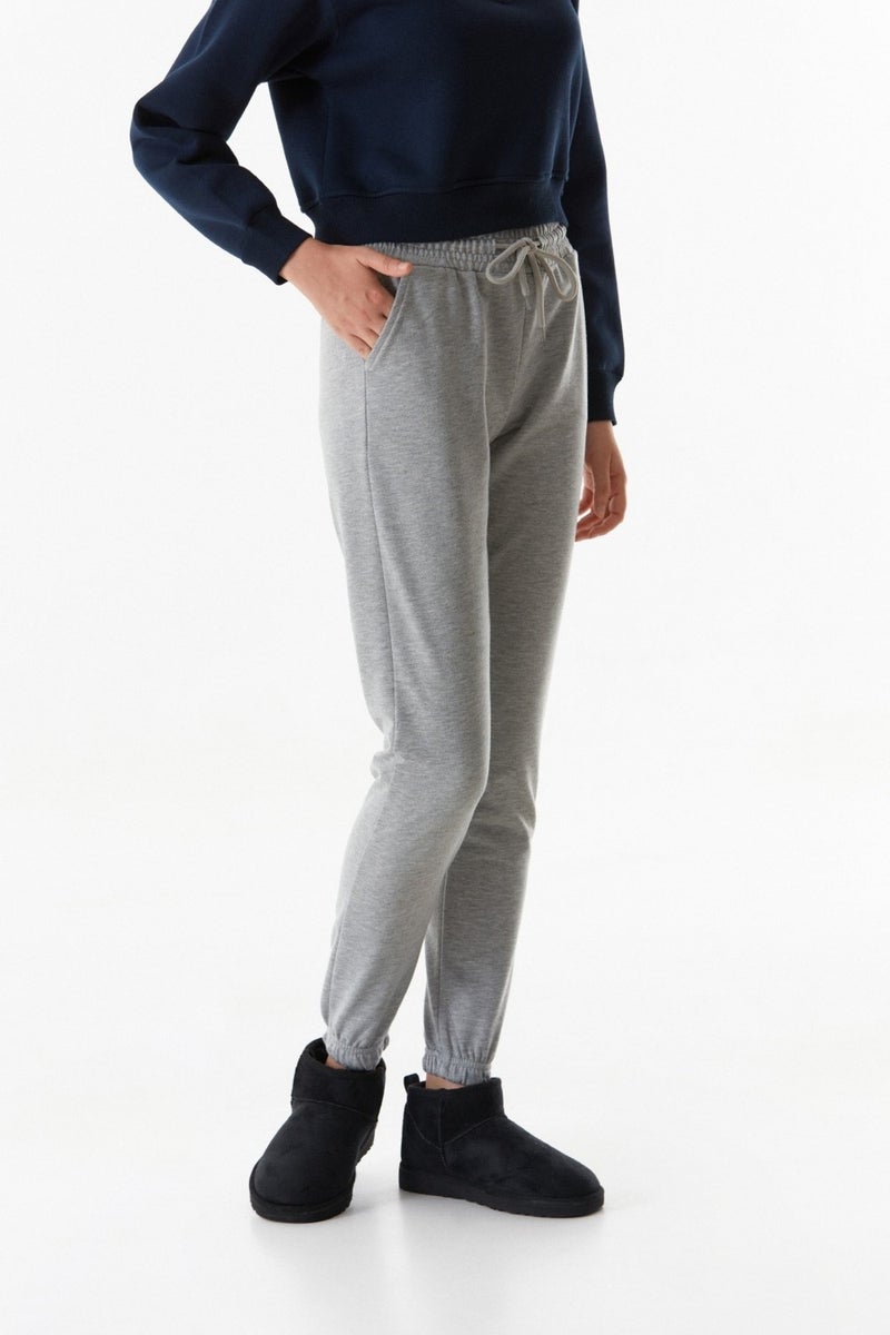 Elastic Waist Pocket Jogger Sweatpants