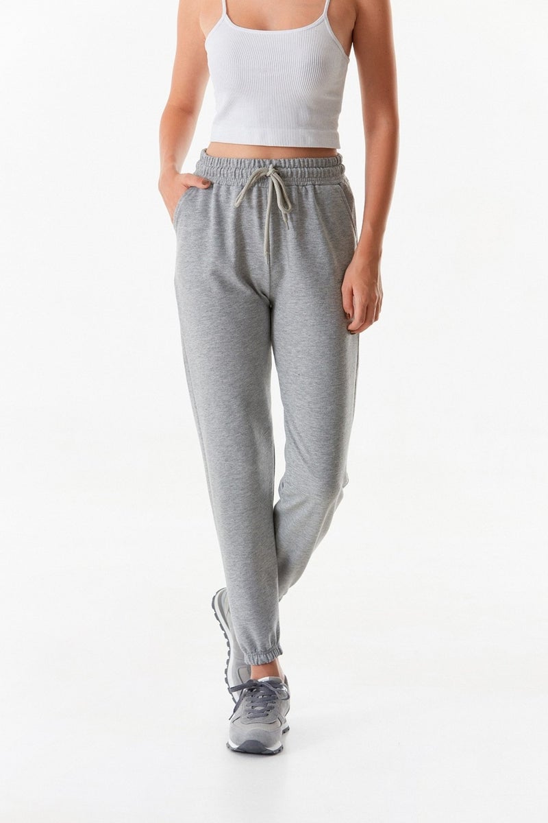 Elastic Waist Pocket Jogger Sweatpants