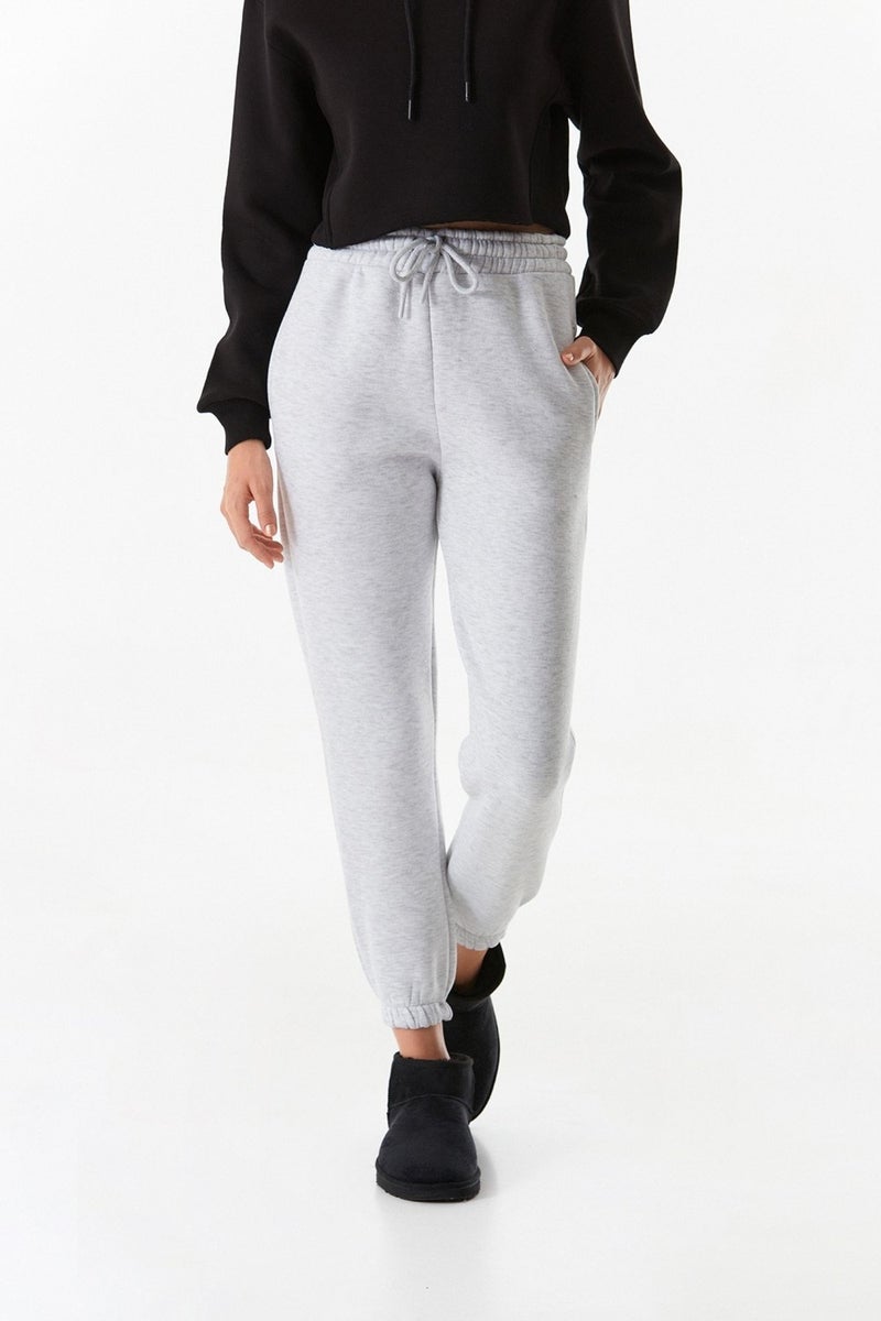 Elastic Waist Pocket Jogger Sweatpants