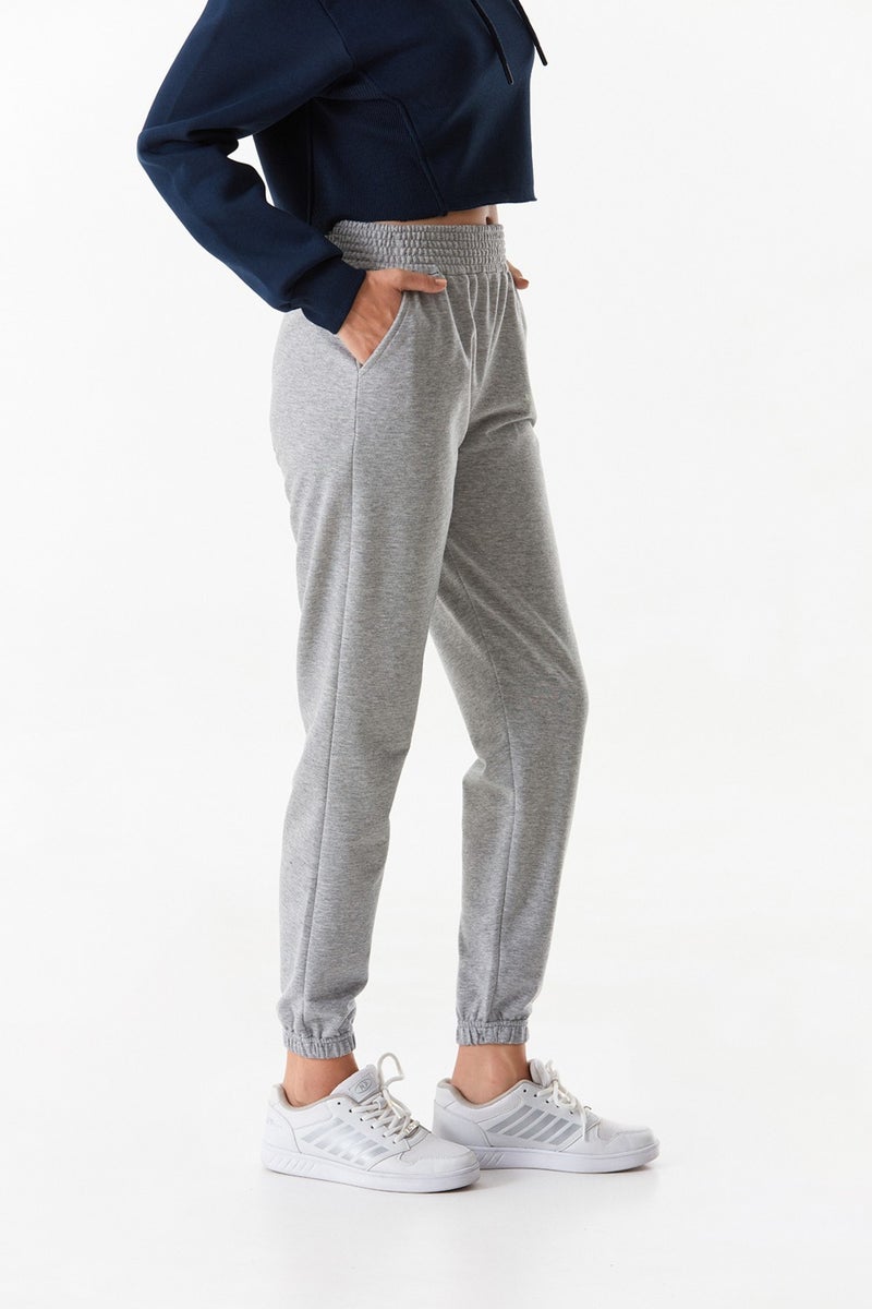 Printed Elastic Waist Jogger Sweatpants