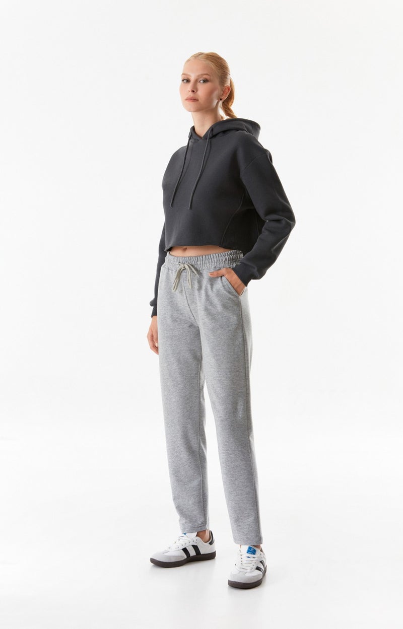 Elastic Waist Pocketed Sweatpants