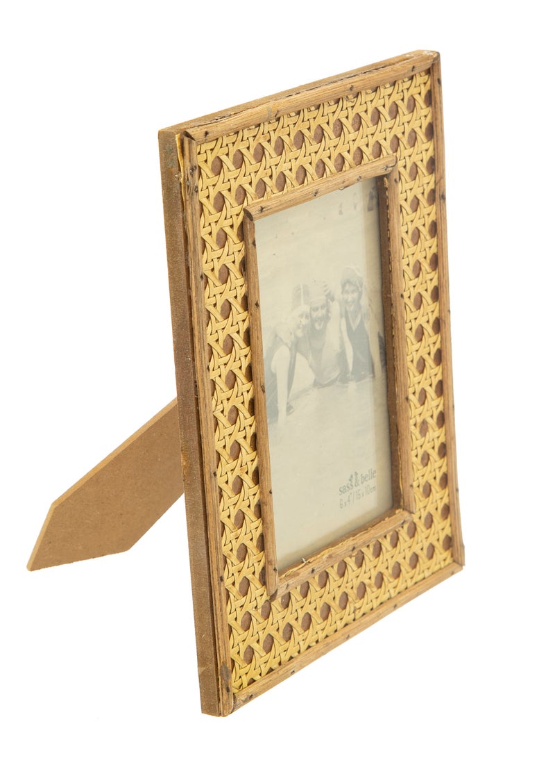 Sass and Belle Open Weave Photo Frame for Home Decor and Memories Display