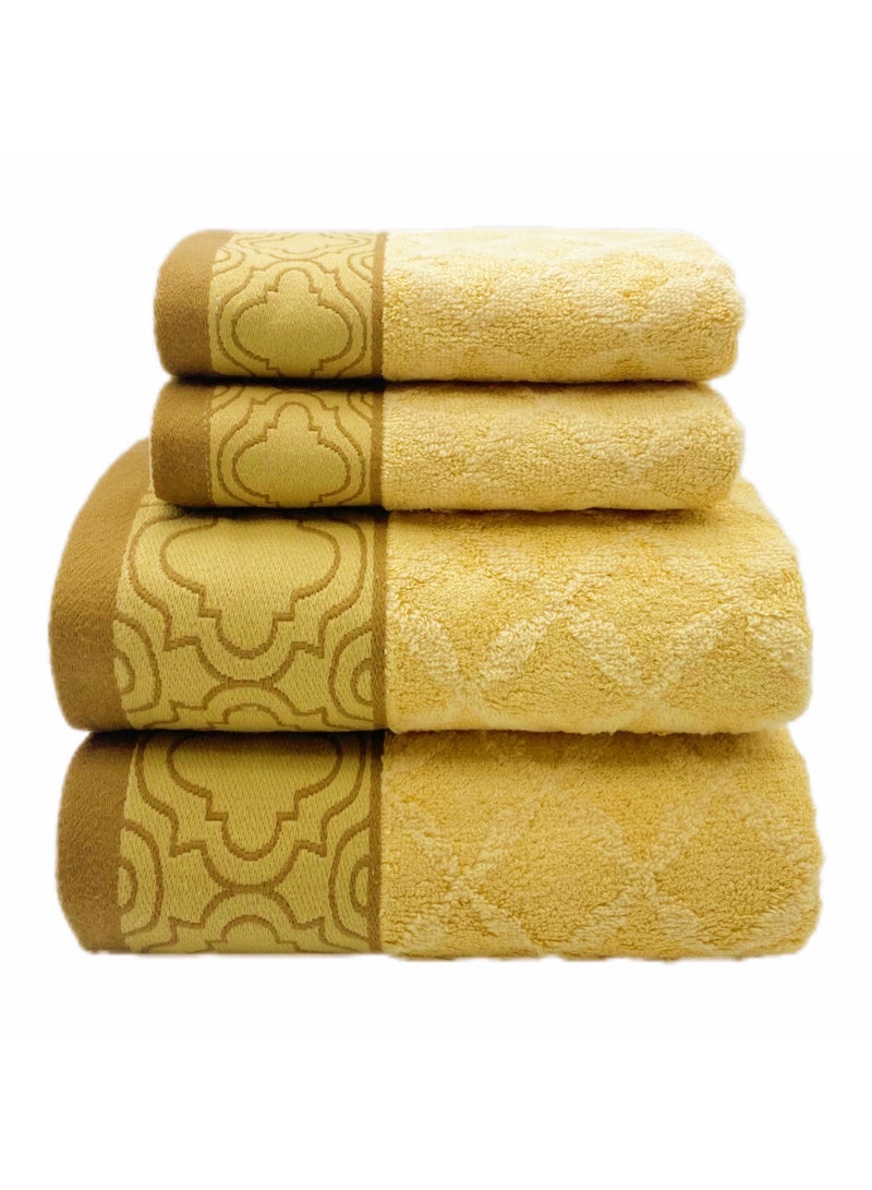 Soft and absorbent cotton thickened and quick drying luxury hotel bath towel set size 70 * 140cm environmentally friendly and durable bathroom daily home spa sports and travel