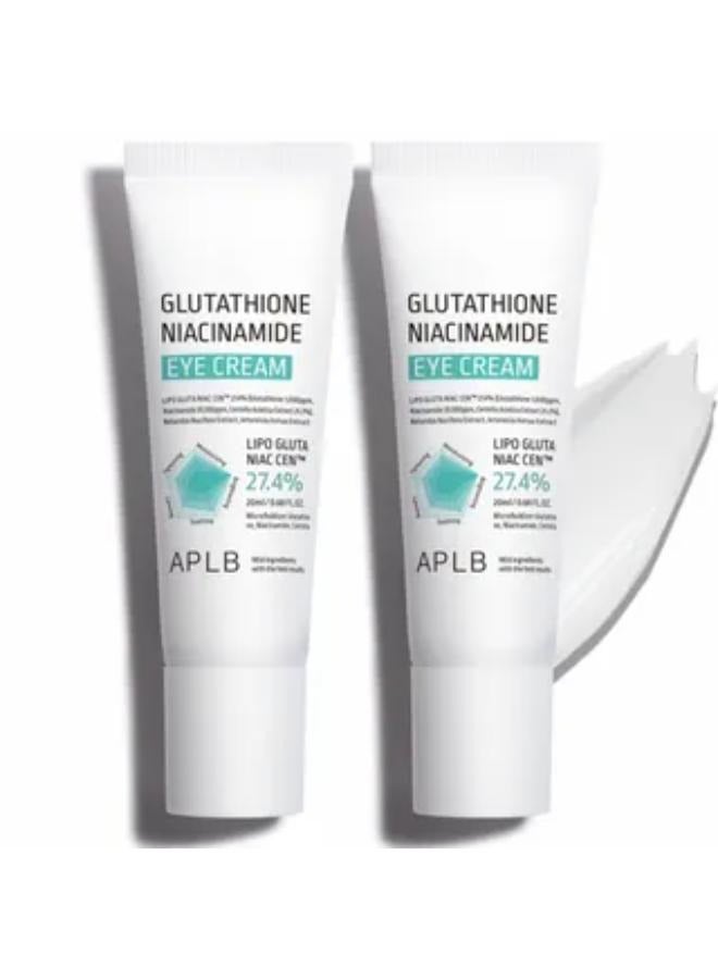 Glutathione Niacinamide Eye Cream Set 2 pcs