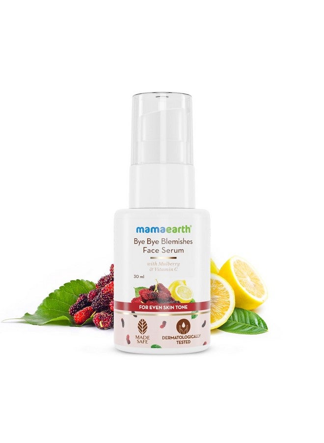 Bye Bye Blemishes Face Serum With Mulberry And Vitamin C For Pigmentation & Dark Spots | Brightens & Evens Skin Tone | Glycolic Acid | Alpha Arbutin (13G)