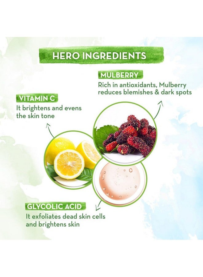 Bye Bye Blemishes Face Serum With Mulberry And Vitamin C For Pigmentation & Dark Spots | Brightens & Evens Skin Tone | Glycolic Acid | Alpha Arbutin (13G)