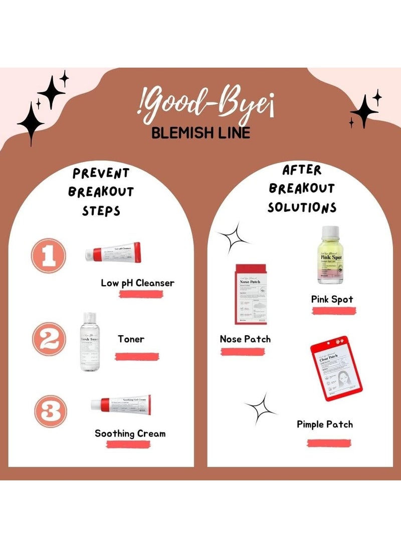 GOOD BYE BLEMISH SOOTHING GEL CREAM 55ml Korean skincare  Soothing gel cream Acne treatment Prevention of acne breakouts Suitable for sensitive skin