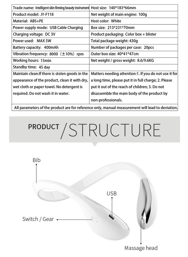 BUTIZE Microcurrent Massage Pure Facial Lift Device Skin Tightening Machine V Shape Face Lifting At Home