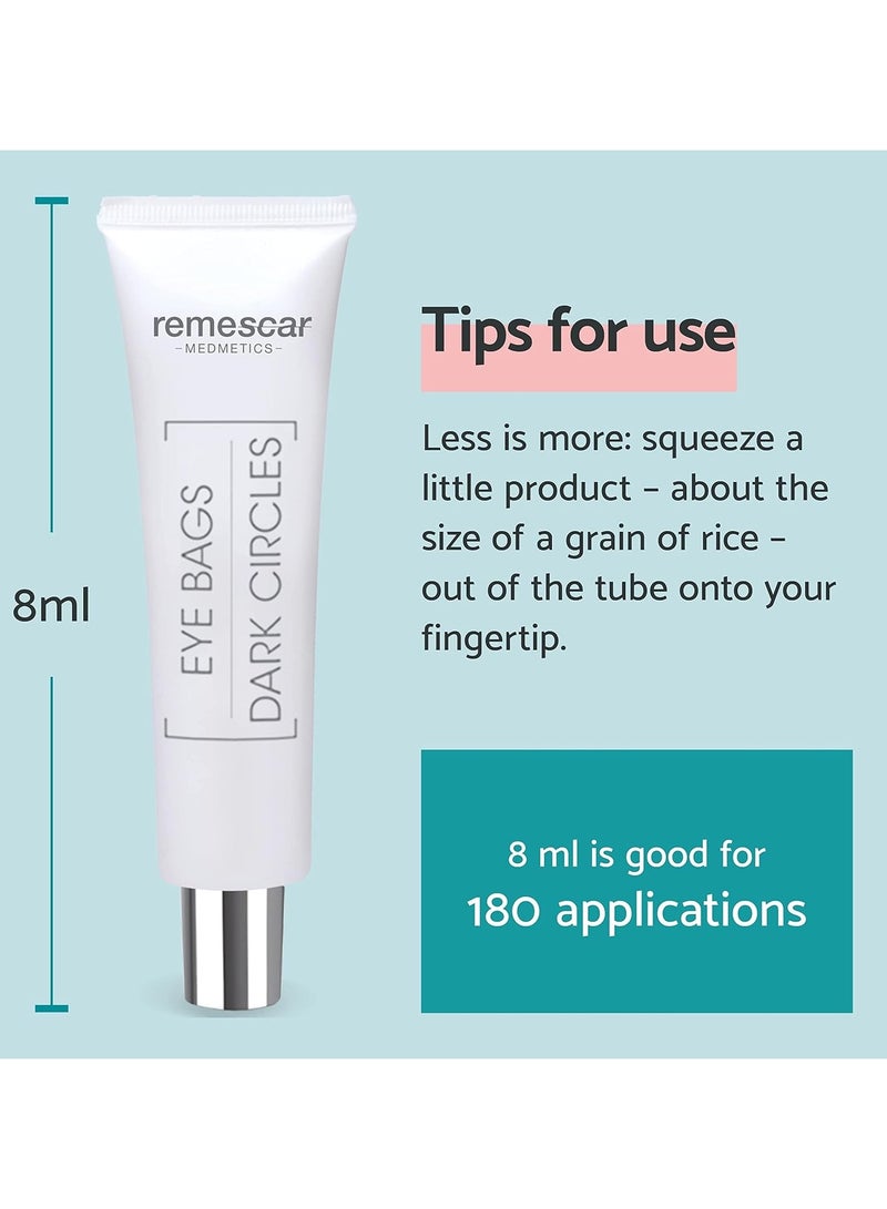 Eye Bags and Dark Circles 8ml Dark Circle Eye Cream for Under Eye Bags and Remove Bags Under Eyes Instant Eye Bag Remover 180 Applications