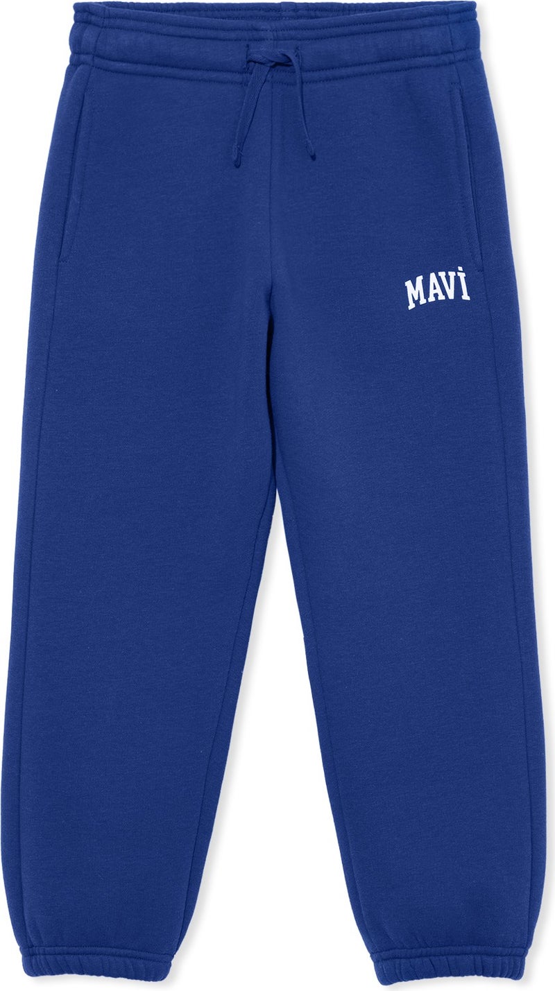 Blue Kids Blue Logo Printed Blue Sweatpants 6010000-70896