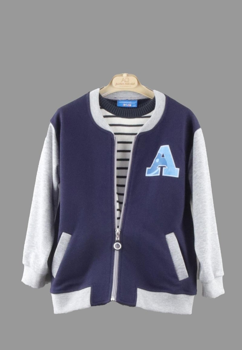 Alexandergardı Zippered Children's College Jacket C23-004500