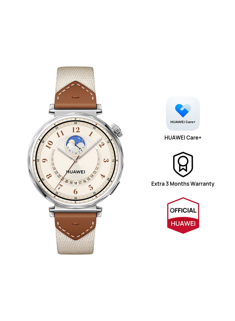 Watch GT 5 41mm Smartwatch, up to 7 Days Battery Life, All-new Running and Cycling Experience, Sharp-Edged Design Watch, Health Tracking, Compatible with iOS and Android Brown