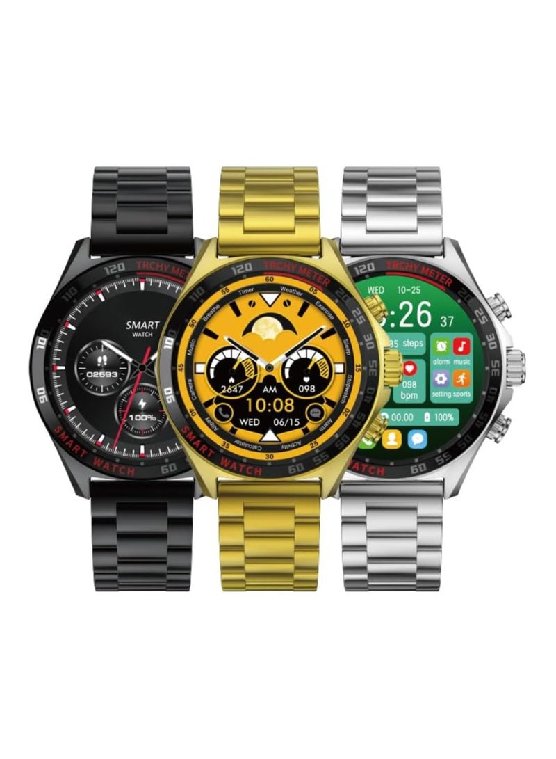 MR50 Smart Watch 1.52 Inch Screen with 4 Bands by Modio, IP67 Waterproof, 410mAh Battery