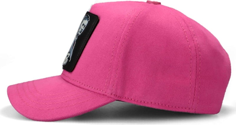 BlackBörk V1 Kids Baseball Panda - Pink Children's Hat (Cap) with 3 Code Logo