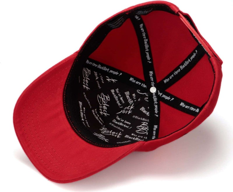 BlackBörk V1 Baseball Kids Samurai - Unisex Red Kids Hat (Cap) with 20 Code Logo