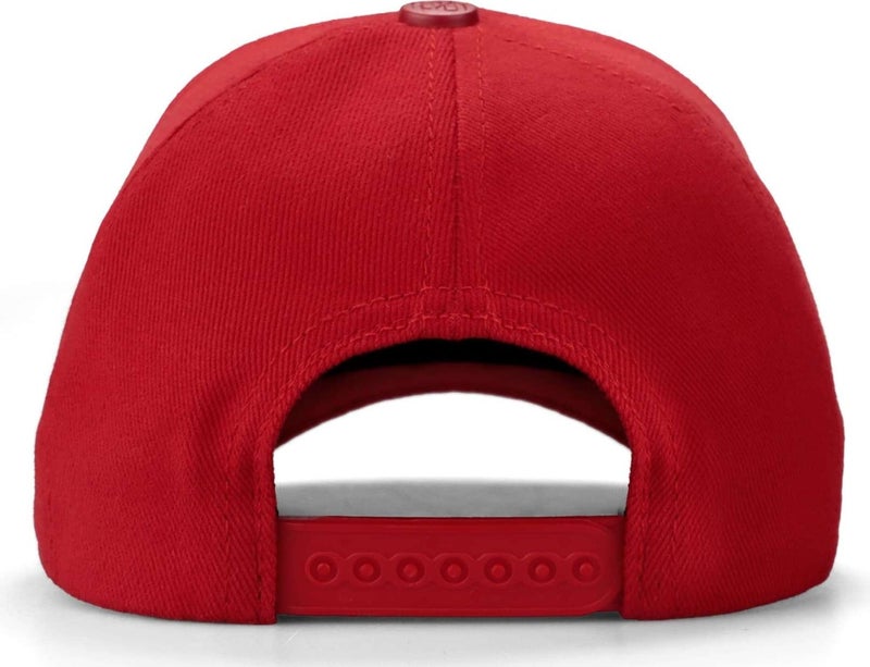 BlackBörk V1 Baseball Kids Samurai - Unisex Red Kids Hat (Cap) with 20 Code Logo