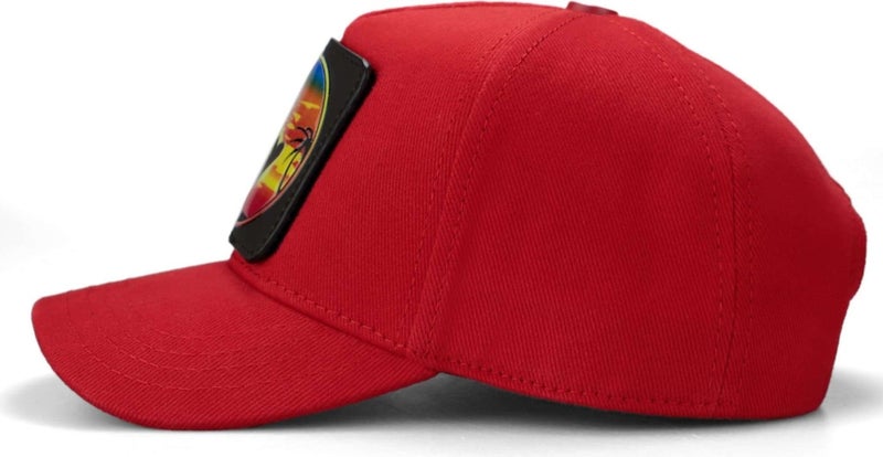 BlackBörk V1 Baseball Kids Samurai - Unisex Red Kids Hat (Cap) with 20 Code Logo