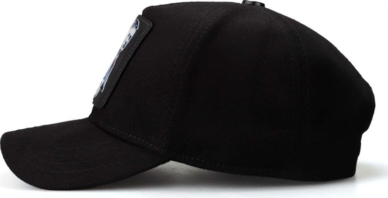 BlackBörk V1 Kids Baseball Bear - Unisex Black Children's Hat (Cap) with 15 Code Logo