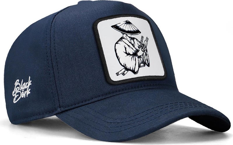 V1 Baseball Kids Samurai - Unisex Navy Blue Kids Hat (Cap) with 5 Code Logo