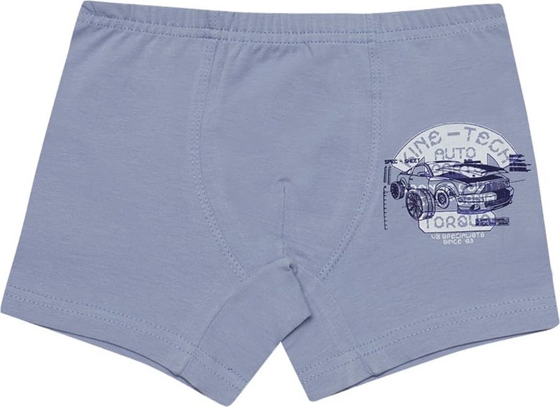 10 Pcs Color Printed Boy's Boxer - 757021