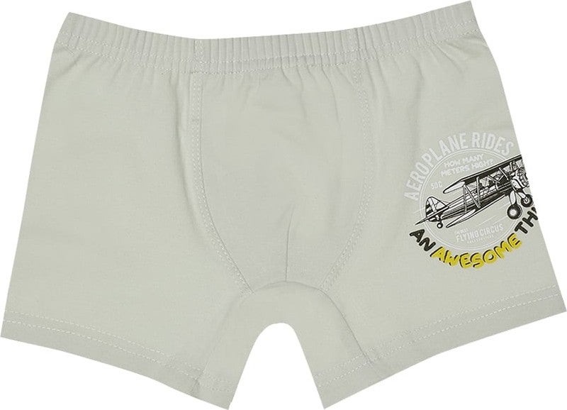 10 Pcs Color Aircraft Printed Boy's Boxer - 75711271B