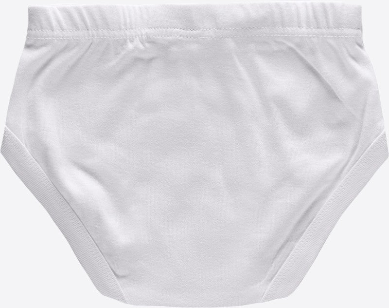 Boy White 12 Pack 100% Cotton Ribana Slip Panties 203-E