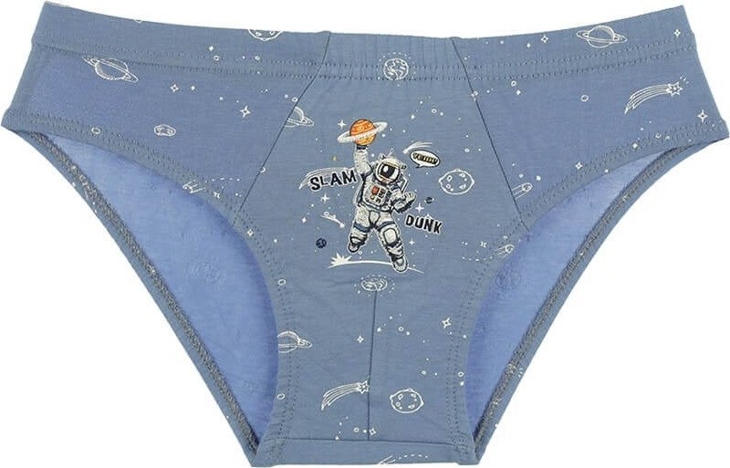 10-Piece Astronaut Printed Boy's Briefs - 761009AJ