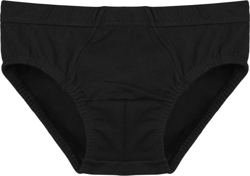 10-Pack Boy's Panties Black - 7671S