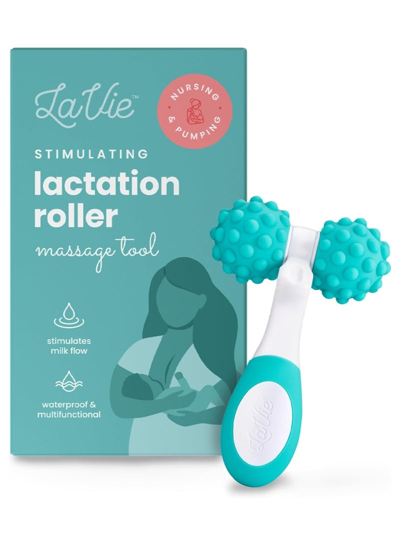 5-in-1 Lactation Massager Roller, Manual Massage Roller, Breastfeeding Tool to Improve Milk Flow, Discomfort, Breast Massage