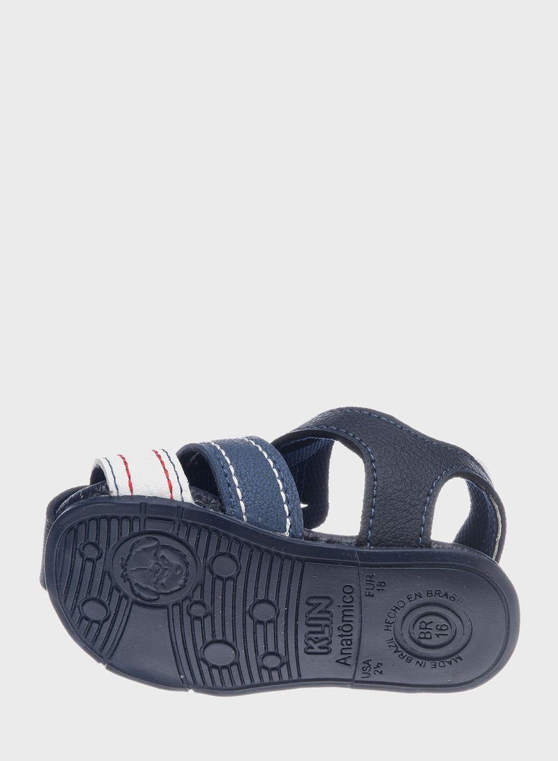 Kids Back Striped Sandals