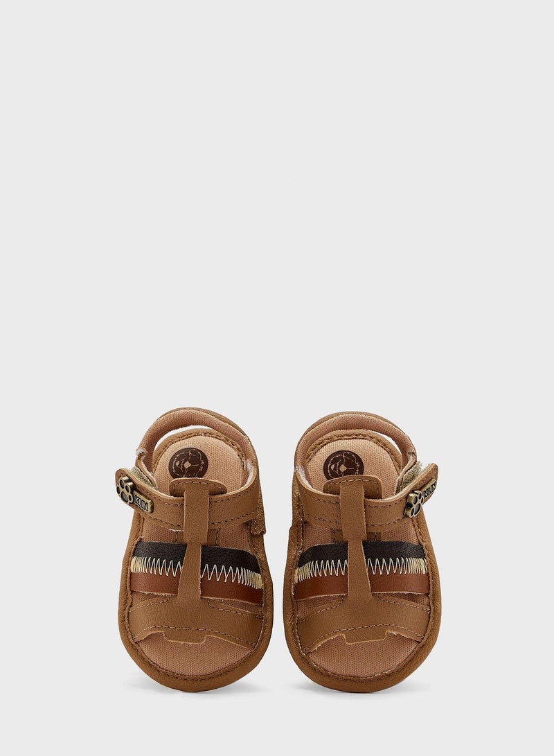 Kids Logo Velcro Sandals