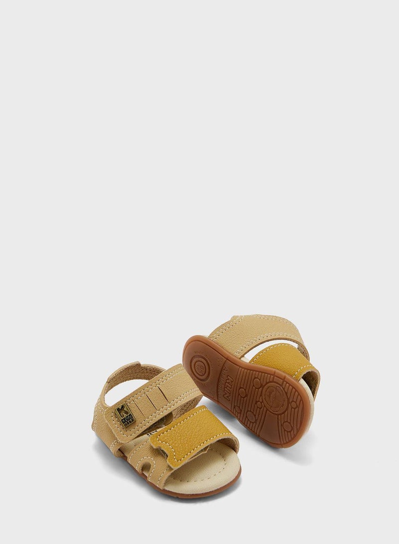 Kids Logo Velcro Sandals