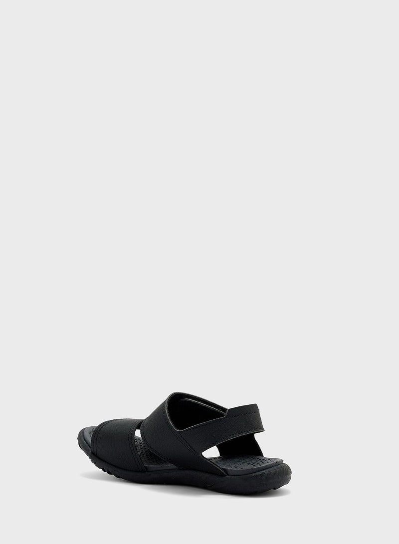 Kids Logo Velcro Sandals