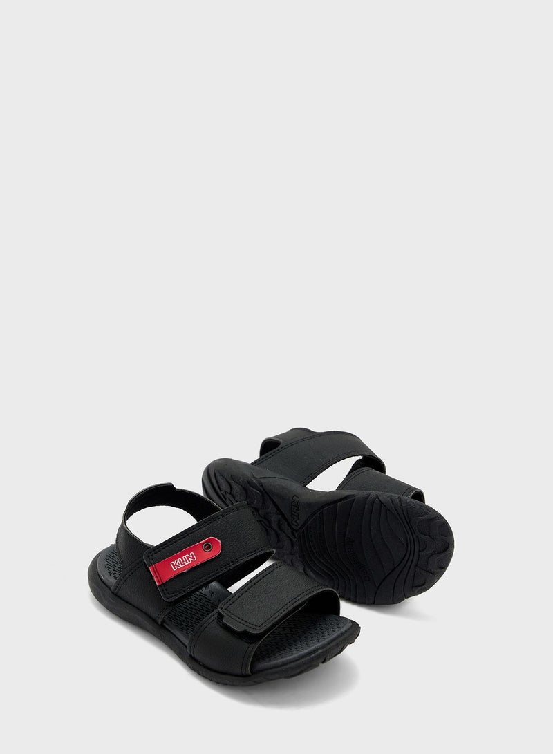 Kids Logo Velcro Sandals