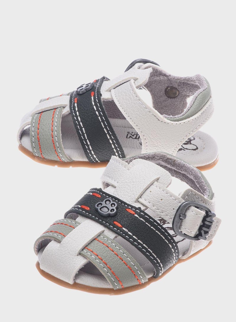 Kids Back Striped Sandals