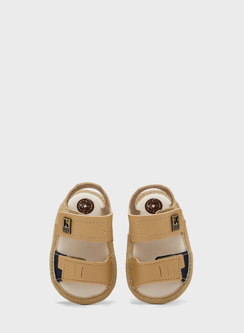 Kids Logo Velcro Sandals