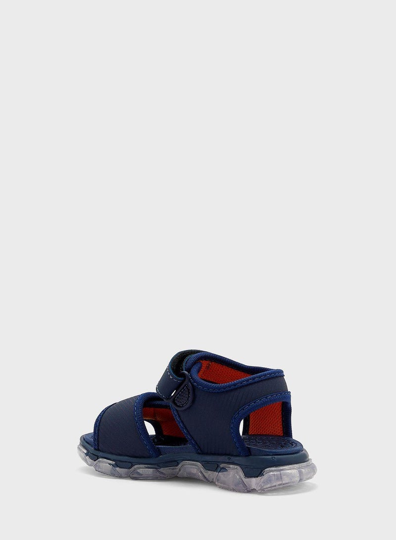 Kids Logo Velcro Sandals