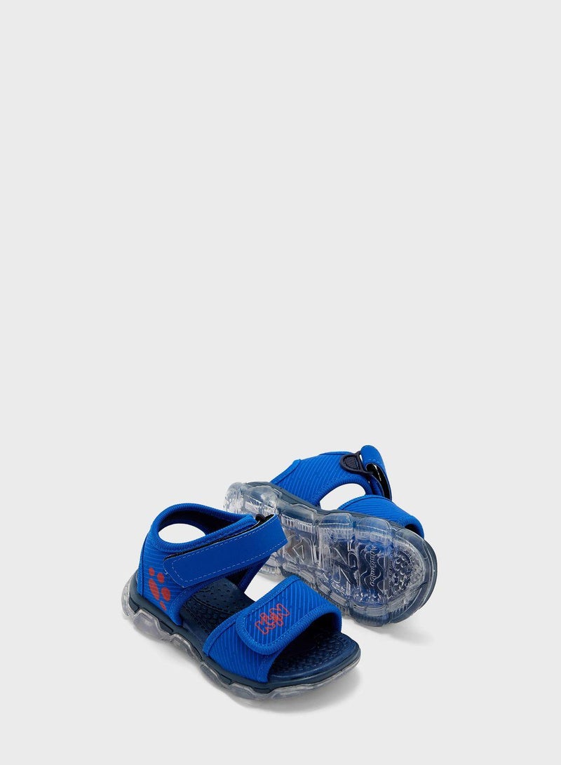 Kids Logo Velcro Sandals