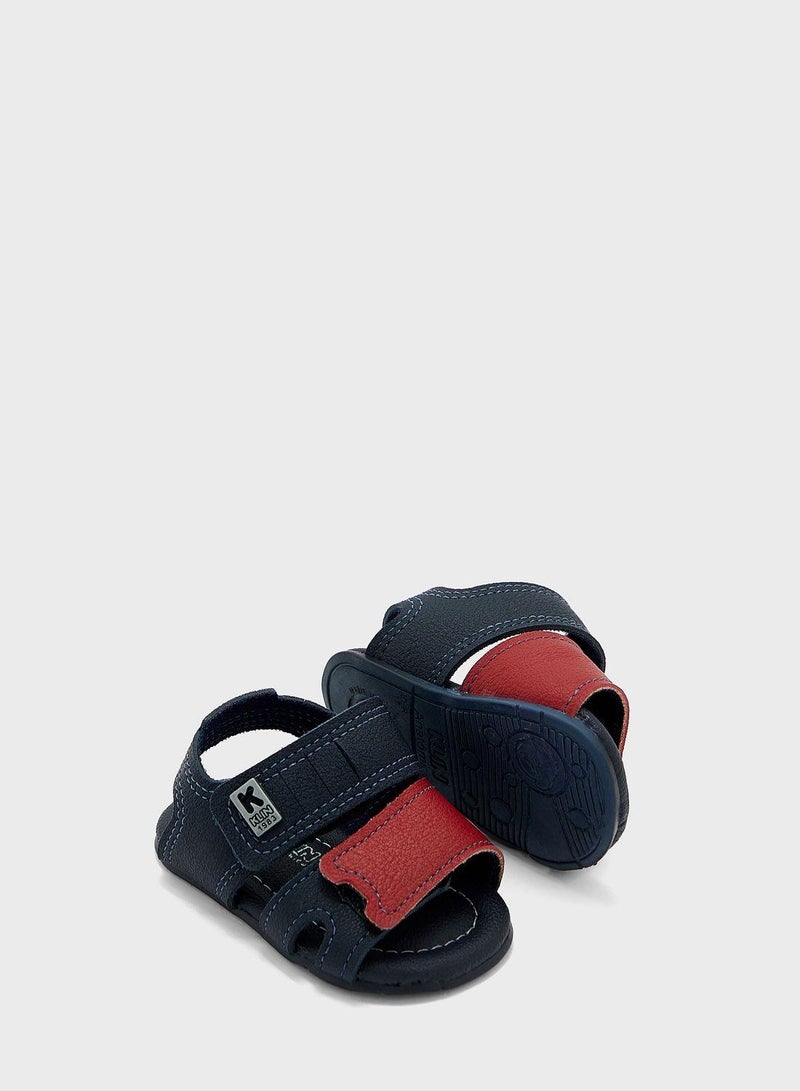 Kids Logo Velcro Sandals