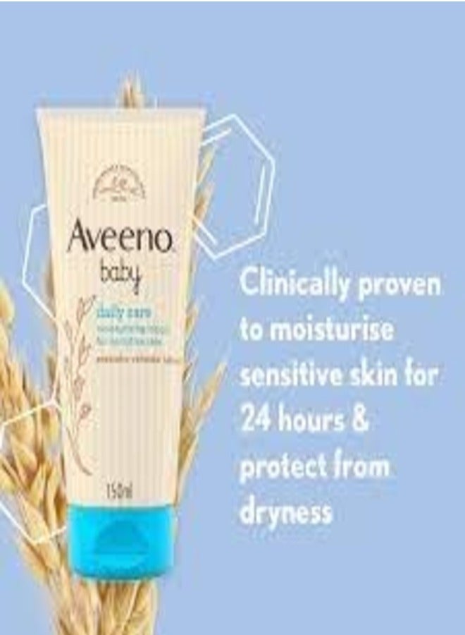 Aveeno Baby Daily Care Moisturizing Lotion 150ml - Gentle Hydration for Delicate Skin