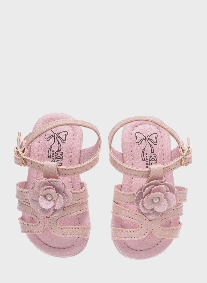 Kids Back Striped Sandals