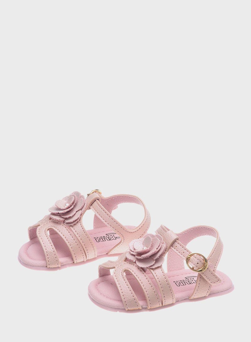 Kids Back Striped Sandals