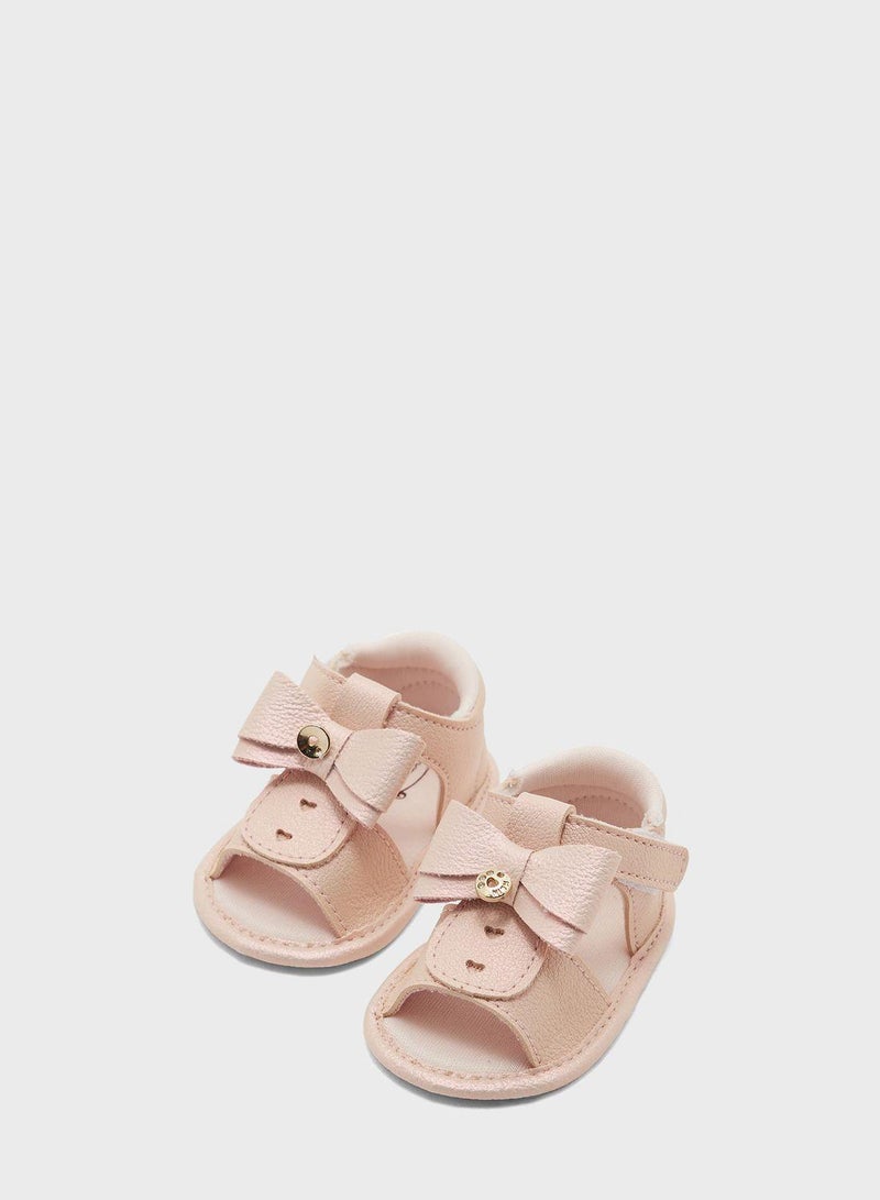 Kids Bow Velcro Sandals