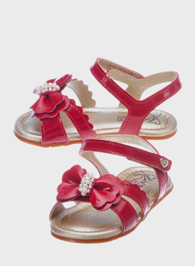 Kids Front Bow Sandals