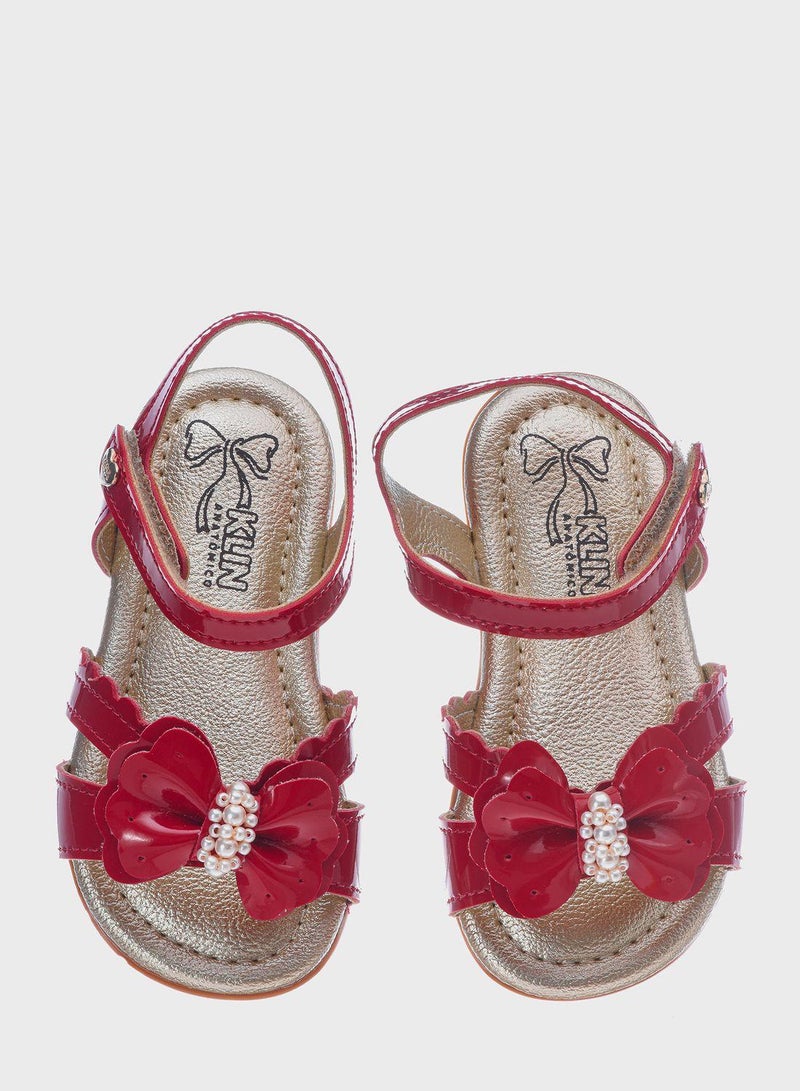 Kids Front Bow Sandals