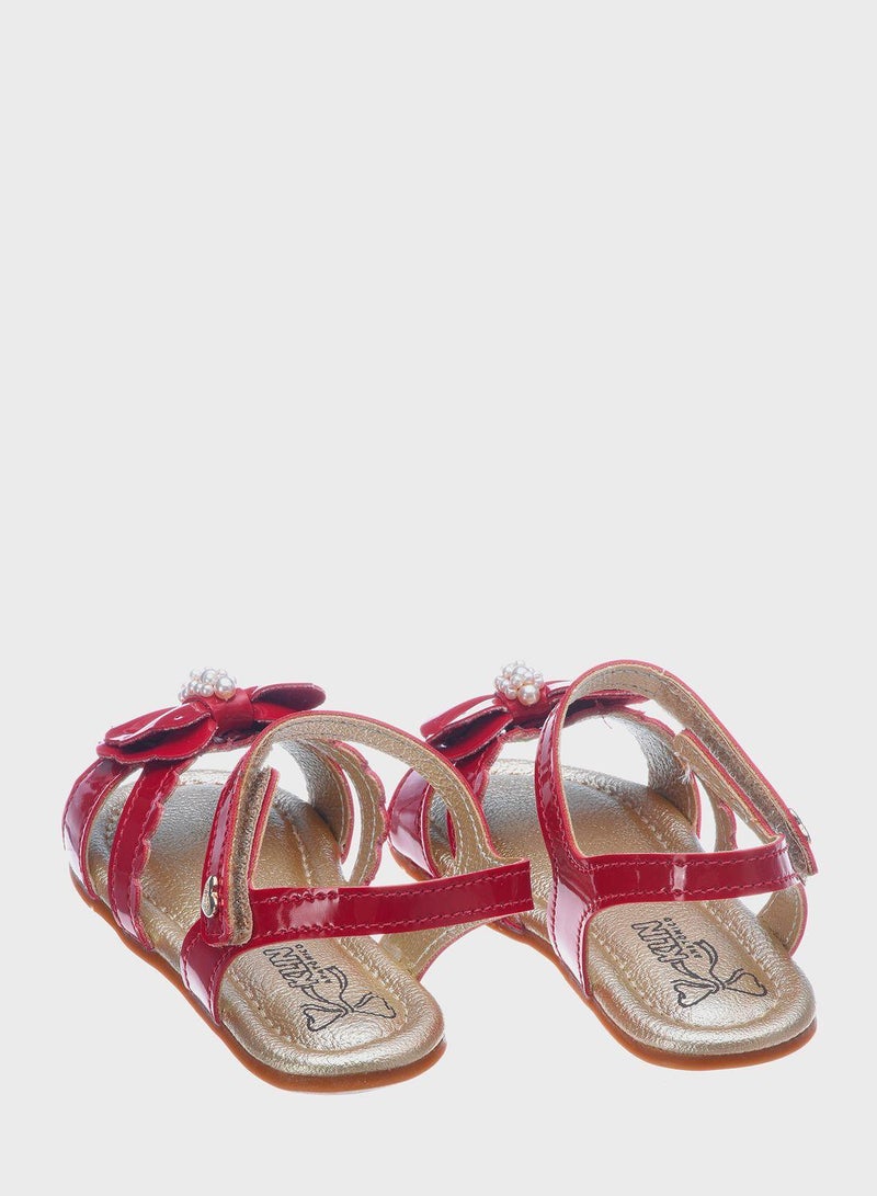 Kids Front Bow Sandals